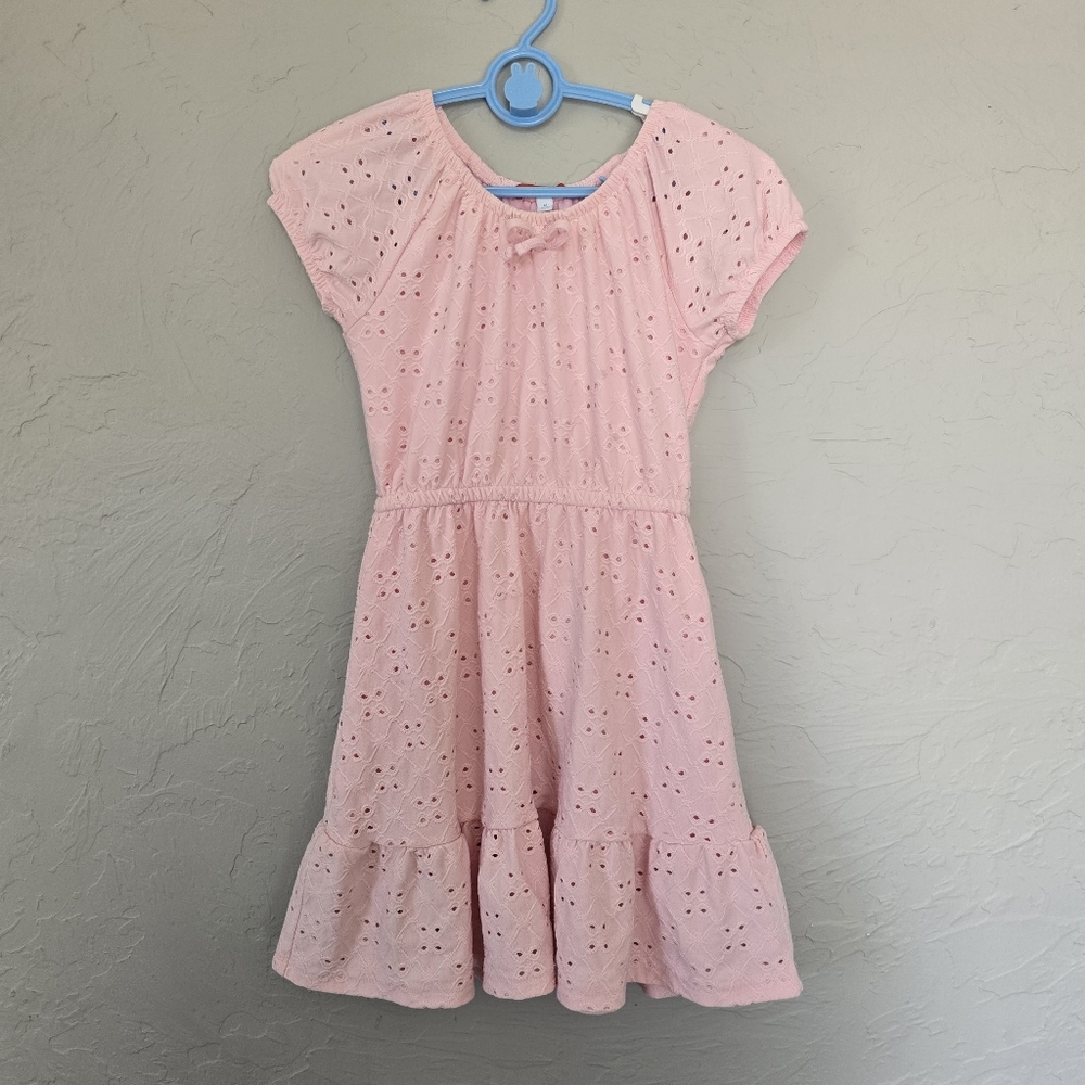 Liberty Valor Medium 5/6 Girls Pink Adorable Summer Dress
